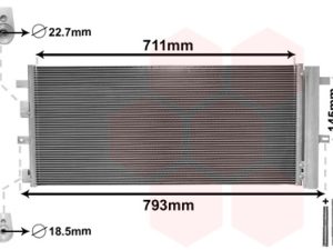 Condensator climatizare VAN WEZEL 18015701 – FORD | AutoRival