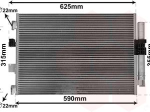 Condensator climatizare VAN WEZEL 18015709 – FORD | AutoRival