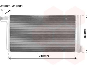 Condensator climatizare VAN WEZEL 18015715 – FORD | AutoRival