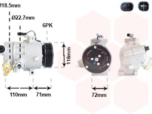 Compresor climatizare VAN WEZEL 1801K707 – FORD | AutoRival