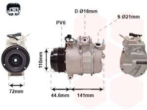 Compresor climatizare VAN WEZEL 1801K719 – FORD | AutoRival