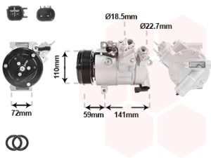 Compresor climatizare VAN WEZEL 1801K729 – FORD | AutoRival