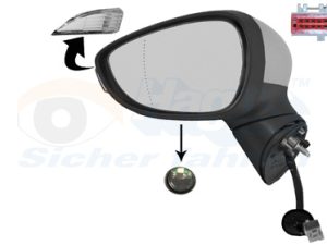 Oglinda exterioara VAN WEZEL 1808827 – FORD | AutoRival