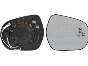 Sticla oglinda oglinda retrovizoare exterioara VAN WEZEL 1809838 – FORD | AutoRival