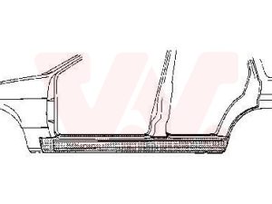 Placa de prag VAN WEZEL 1820103 – FORD | AutoRival
