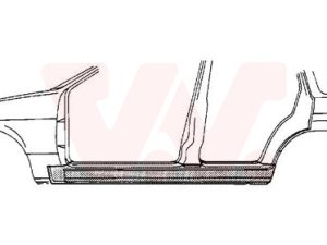 Placa de prag VAN WEZEL 1828104 – FORD | AutoRival