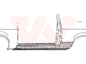 Placa de prag VAN WEZEL 1837101 – FORD | AutoRival
