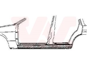 Placa de prag VAN WEZEL 1837104 – FORD | AutoRival
