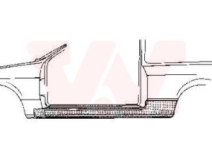 Placa de prag VAN WEZEL 1844102 – FORD | AutoRival