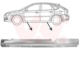 Placa de prag VAN WEZEL 1863101 – FORD | AutoRival