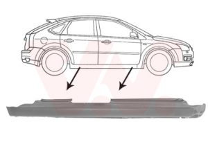 Placa de prag VAN WEZEL 1863104 – FORD | AutoRival