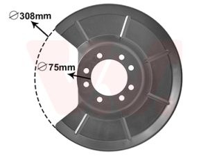 Protectie stropire disc frana VAN WEZEL 1863373 – FORD | AutoRival