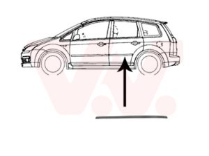 Elemente decorative / protectie portiera VAN WEZEL 1863425 – FORD | AutoRival