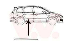 Elemente decorative / protectie portiera VAN WEZEL 1863426 – FORD | AutoRival