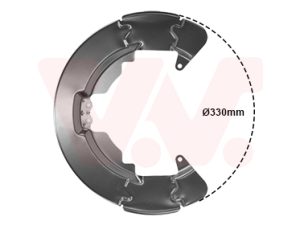Protectie stropire disc frana VAN WEZEL 1864371 – FORD | AutoRival