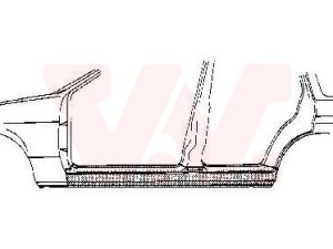 Placa de prag VAN WEZEL 1876104 – FORD | AutoRival
