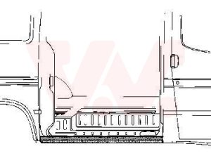 Placa de prag VAN WEZEL 1895110 – FORD | AutoRival