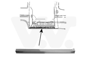 Placa de prag VAN WEZEL 1898112 – FORD | AutoRival