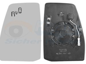 Sticla oglinda oglinda retrovizoare exterioara VAN WEZEL 1989835 – FORD | AutoRival