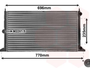 Radiator racire motor VAN WEZEL 58002134 – FORD | AutoRival