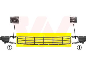 Grila ventilatie bara protectie VAN WEZEL 5878590 – FORD | AutoRival