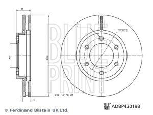 Disc frana BLUE PRINT ADBP430198