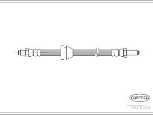 Furtun frana CORTECO 19018769 – FORD | AutoRival