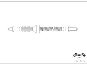 Furtun frana CORTECO 19018772 – FORD | AutoRival