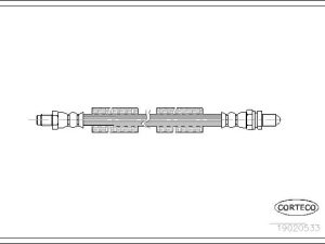 Furtun frana CORTECO 19020533 – FORD | AutoRival