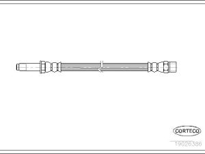 Furtun frana CORTECO 19026386 – FORD | AutoRival