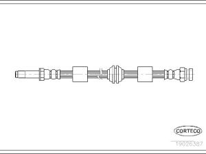 Furtun frana CORTECO 19026387 – FORD | AutoRival