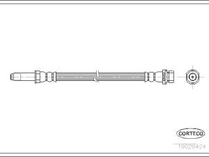 Furtun frana CORTECO 19026424 – FORD | AutoRival