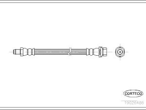 Furtun frana CORTECO 19026486 – FORD | AutoRival