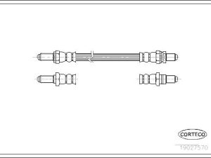 Furtun frana CORTECO 19027570 – FORD | AutoRival