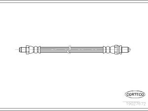 Furtun frana CORTECO 19027672 – FORD | AutoRival