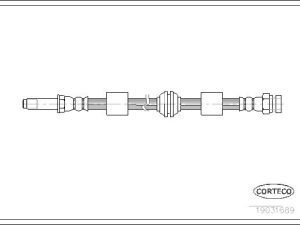 Furtun frana CORTECO 19031689 – FORD | AutoRival