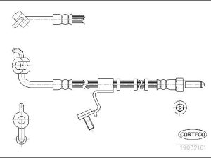 Furtun frana CORTECO 19032161 – FORD | AutoRival