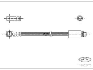 Furtun frana CORTECO 19032175 – FORD | AutoRival