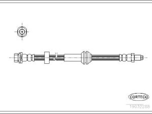 Furtun frana CORTECO 19032288 – FORD | AutoRival