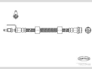 Furtun frana CORTECO 19033498 – FORD | AutoRival