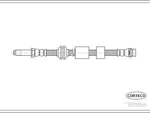 Furtun frana CORTECO 19033568 – FORD | AutoRival