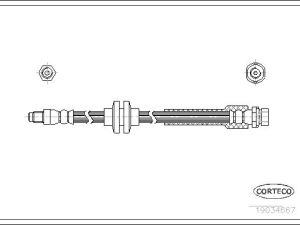 Furtun frana CORTECO 19034667 – FORD | AutoRival