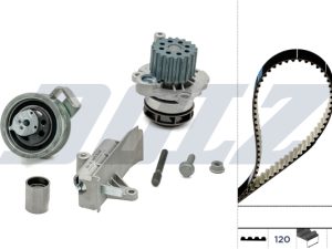 Set pompa apa + curea dintata DOLZ KD082 – FORD | AutoRival