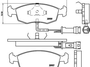 Set placute frana BREMBO P 24 007 – FORD | AutoRival