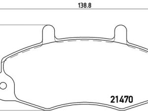 Set placute frana BREMBO P 24 032 – FORD | AutoRival