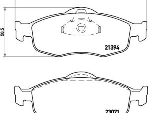 Set placute frana BREMBO P 24 037 – FORD | AutoRival