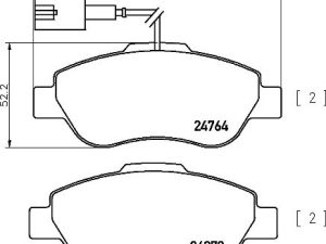 Set placute frana BREMBO P 24 150 – FORD | AutoRival