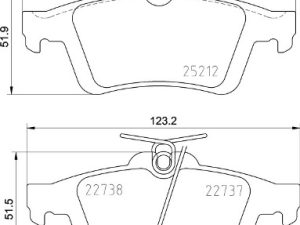 Set placute frana BREMBO P 24 216 – FORD | AutoRival