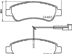 Set placute frana BREMBO P 61 125 – FORD | AutoRival