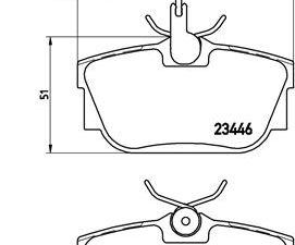 Set placute frana BREMBO P 85 059 – FORD | AutoRival